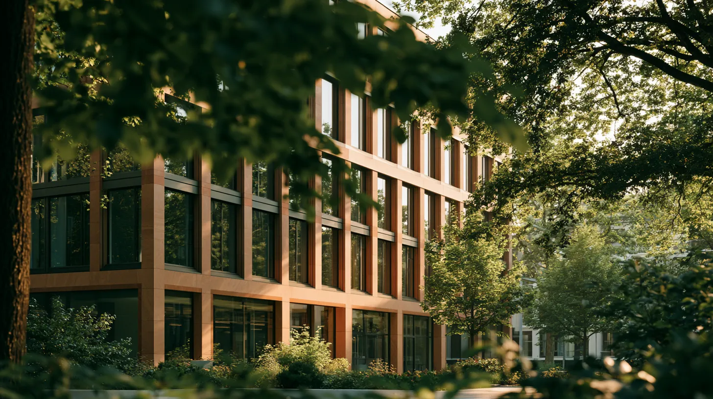 Modern commercial building